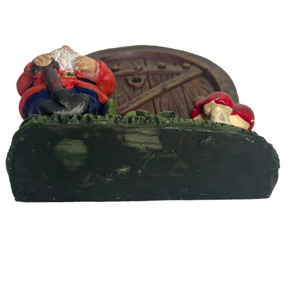 Garden Gnome Door Fairy Garden w Mushrooms Small Decoration Resin 3” - Picture 6 of 7